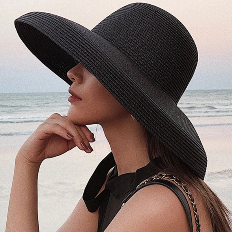 Hat Floppy Wide - Topi Jerami Wanita Musim Panas 2023,