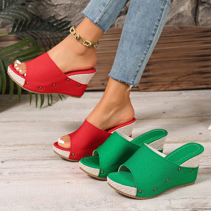 Wedge Espadrille Women - Sandal Wanita Musim Panas 2026, Espadrille