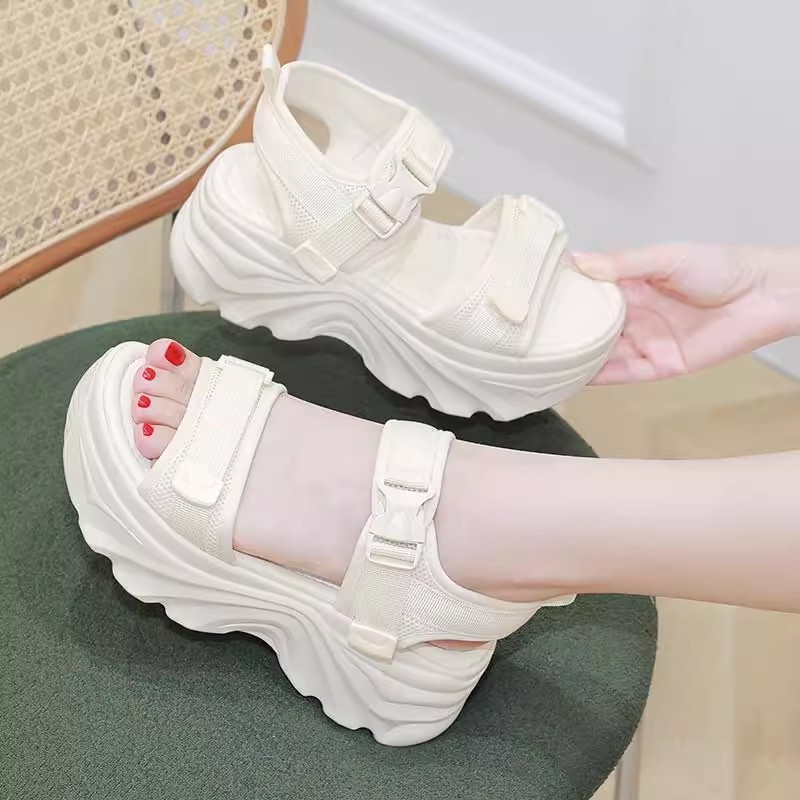 Wedge Espadrille Women - Sandal Platform Wanita Model Baru, Sneakers