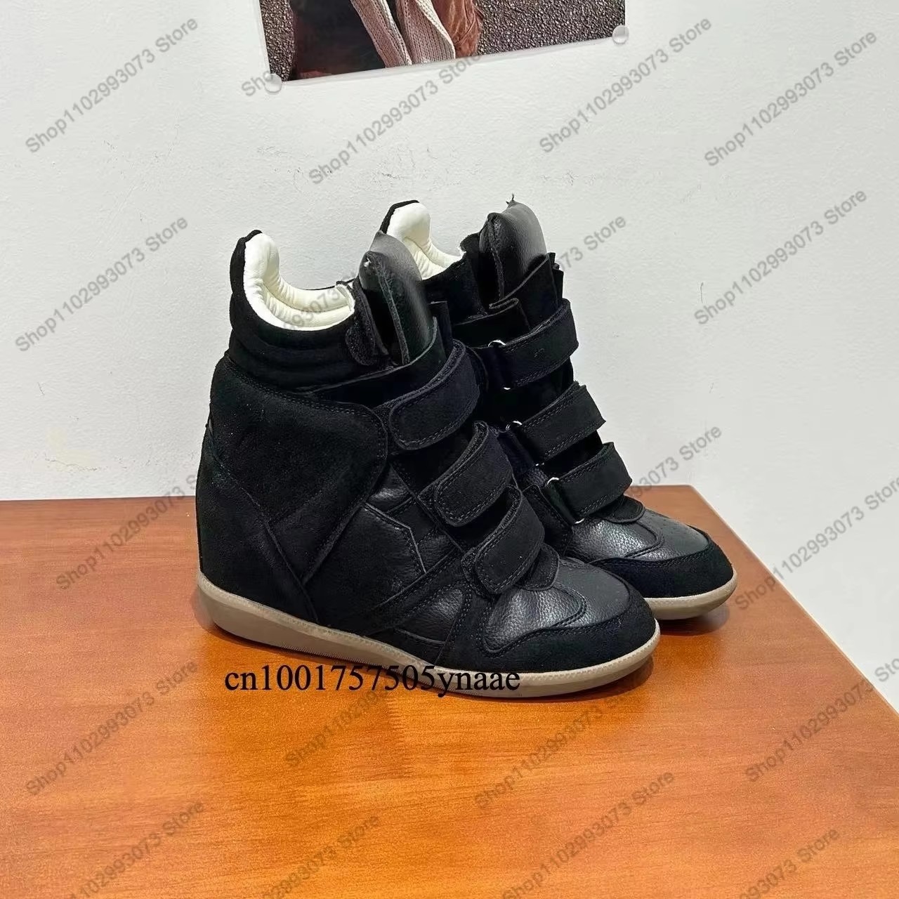 Wedge Espadrille Women - Sepatu Sneakers Wanita Hak Tinggi Tersembunyi