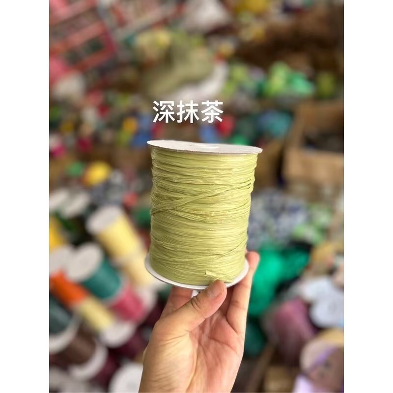 120G/Rol Tas Rajut Rumput Rafi - Crochet Bag Raffia ulasan dan harga