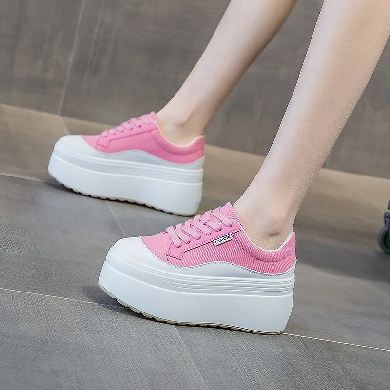 8cm baru kanvas kulit asli wan - Wedge Espadrille Women ulasan dan harga