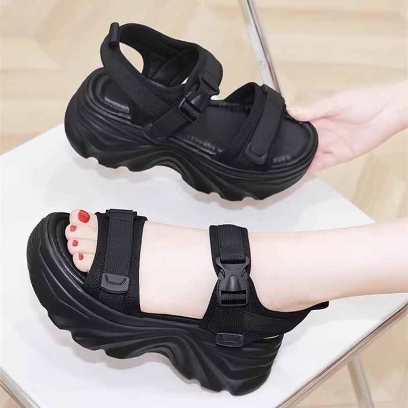 Sandal Platform Wanita Model B - Wedge Espadrille Women ulasan dan harga