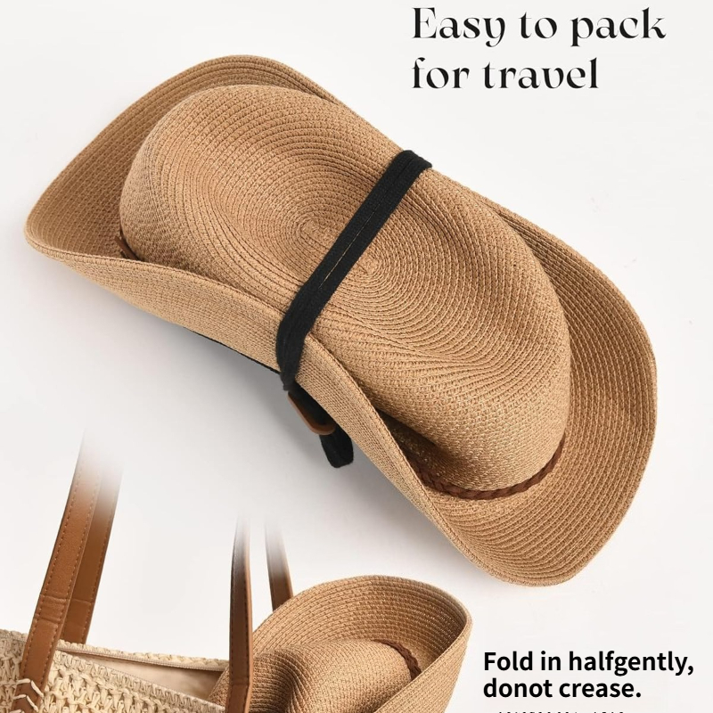 1 Buah Topi Pantai Jerami Musi - Hat Floppy Wide ulasan dan harga